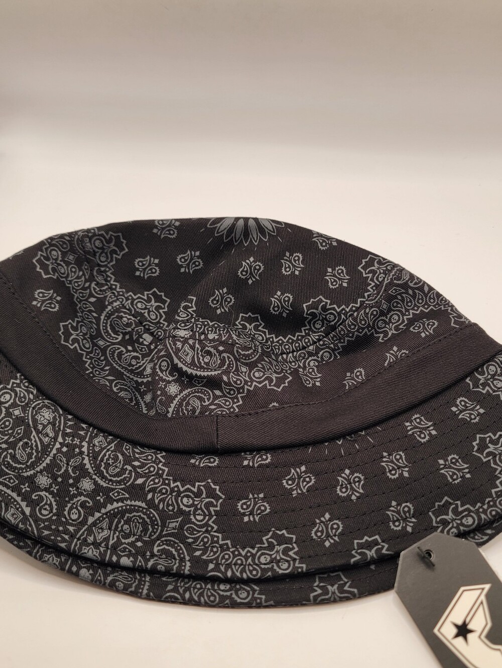 Famous Stars & Straps Black Bandana-Print Bucket Hat